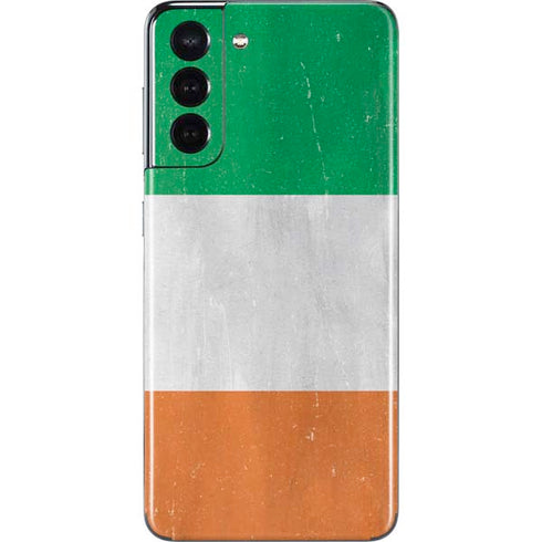 Ireland Flag Distressed Galaxy S21 5G Skin